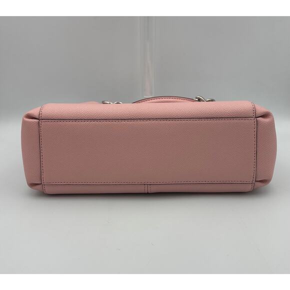 Coach Minetta Crossbody Bag | Blush Pink Pebbled Leather Shoulder Purse - Picture 8 of 9